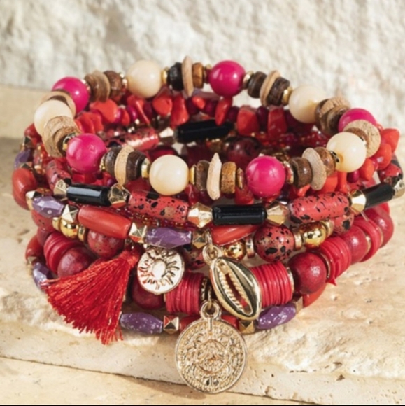 🥳 Line Stacked Bracelet - Picture 2 of 4